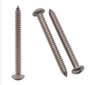 6x1-1/4  Phillips pan sheet metal screws 12pc