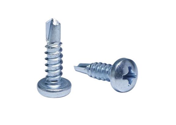 8x1/2 Phillips pan self drilling screws   8pc