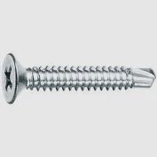 12x2-1/2 Phillips flat self drilling screws 3pc