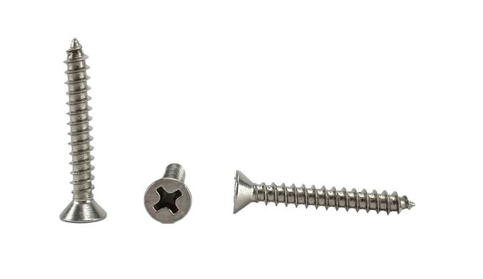 6x1  Phillips flat sheet metal screws 16pc