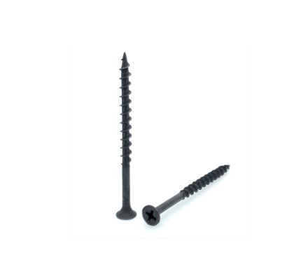 8x2-1/2  Phillips bugle Drywall Screws black 6pc