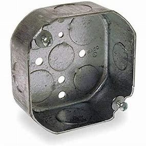 4" Oct. Drawn Steel Box 1/2" D  AR125