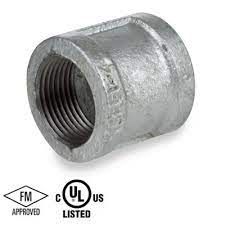 Galvanized Coupling, Size: 1-1/2"