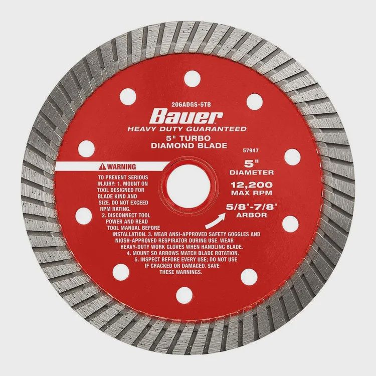4-1/2" NCR TURBO SUPREME DIAMOND BLADE