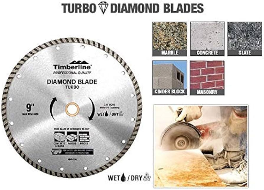 9" Diamond Saw Blade