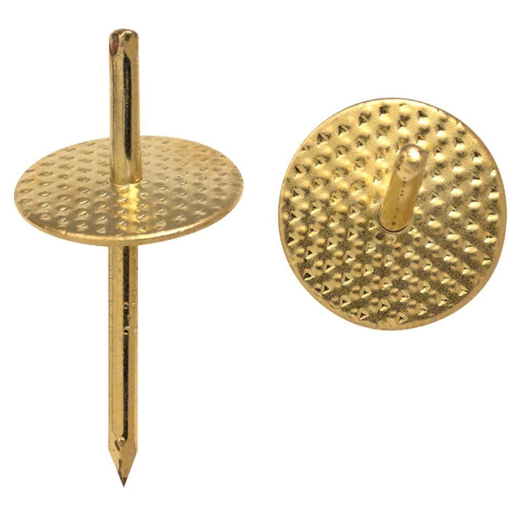 60 Lb. Brass-Plated Steel 1-Step Hangers (3-Pack)