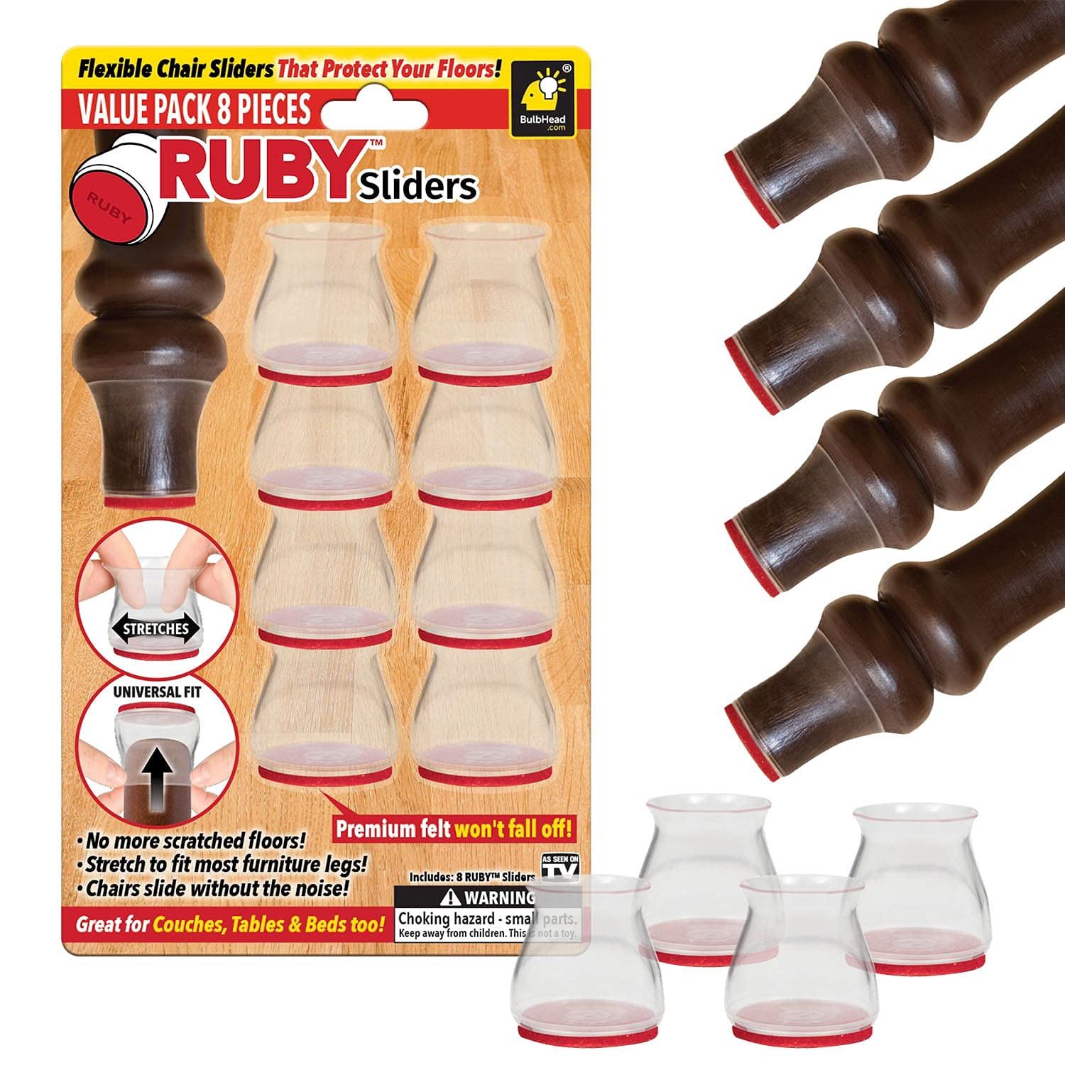 BulbHead Ruby Sliders 8 Pk