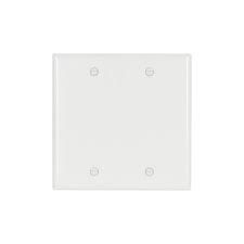 2-Gang Wallplate - White | Rona