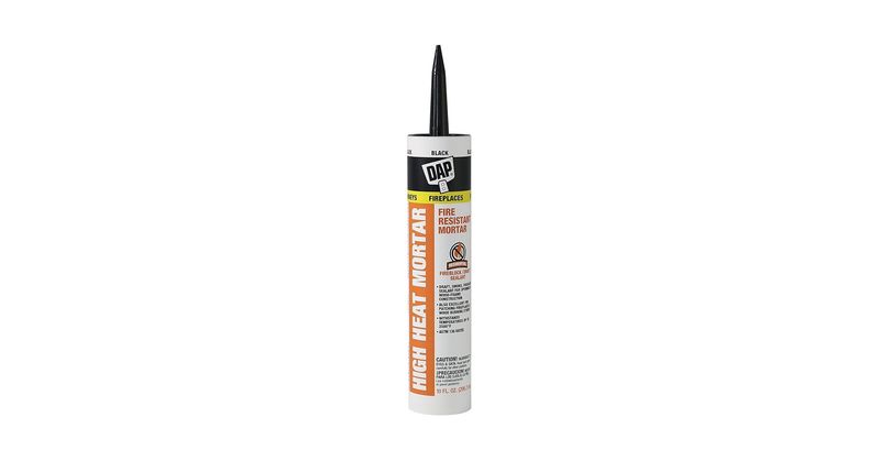 High-Heat Sealant Mortar 10.1 Fl-oz Tube Black Paste