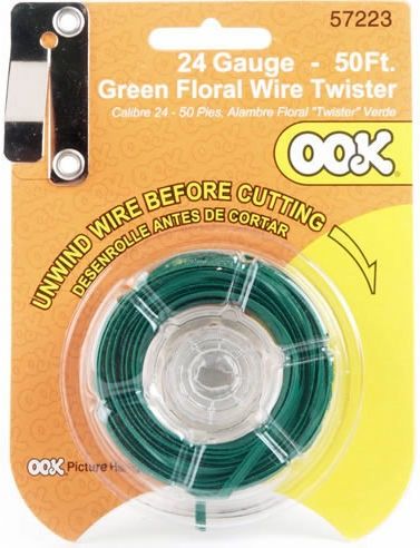 Picture Hanging Wire Steel Galvanized Wire 32 Gauge 100 Ft.