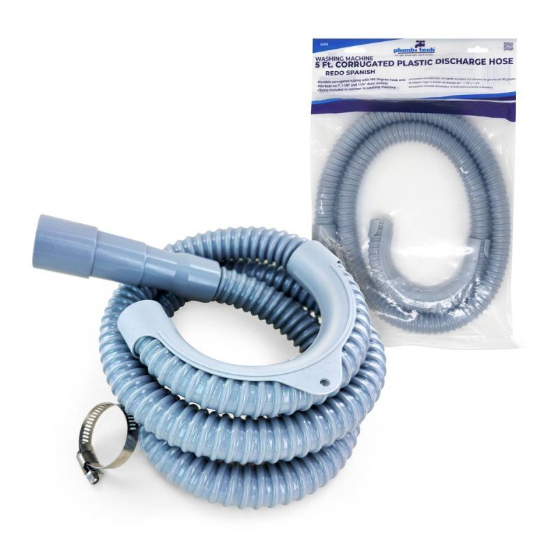 5ft Washing machine plastic discharge hose