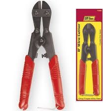 8' Wire Cutter, Bolt &amp; Cable Cutters, Vinyl Handle Secure Grip