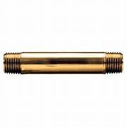 1" Brass Nipple, Size: Close or 1-1/2"