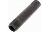 1-1/4" Black Nipple, Size: Close or 1-1/2"