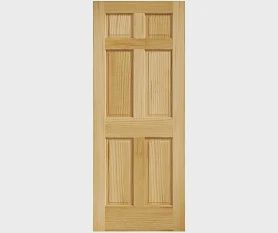 Pine Door Slab Only, Size: 12"x80"