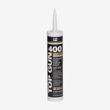 Top Gun  Acrylic Sealant Clear 400 (PRODUCT WILL DRY CLEAR), Types: 1pc