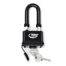 2 in. Laminated Fully Black Jacketed Padlock
