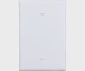 10PK JUMBO BLANCK PLATE #2729W-BOX