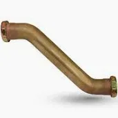 1-1/2" Brass Offset 22Ga