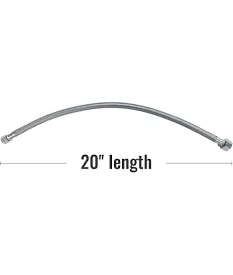 20" speedy connector extension 3 8"x3/8"x20"