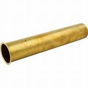 1-1/2"  12" 22GA Brass Flanged Tailpiece