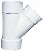 PVC WYE, Size: 1-1/2"