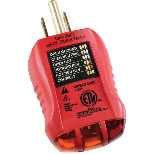 Gardner Bender Outlet and GFCI Tester