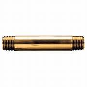 1/2" Brass Nipple, Size: Close or 1"