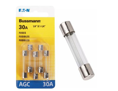BUSSMANN 30A FUSES 1/4"X1-1/4"
