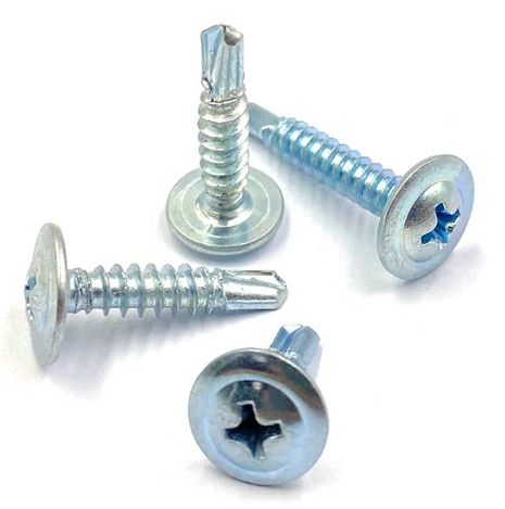 Wafer self drill screws, Size: 1lb 8x1/2