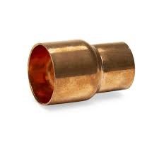 Copper Reducing Coupling, Size: 1/2"x3/8"