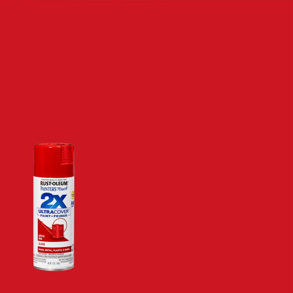 12 Oz. Gloss Apple Red General Purpose Spray Paint