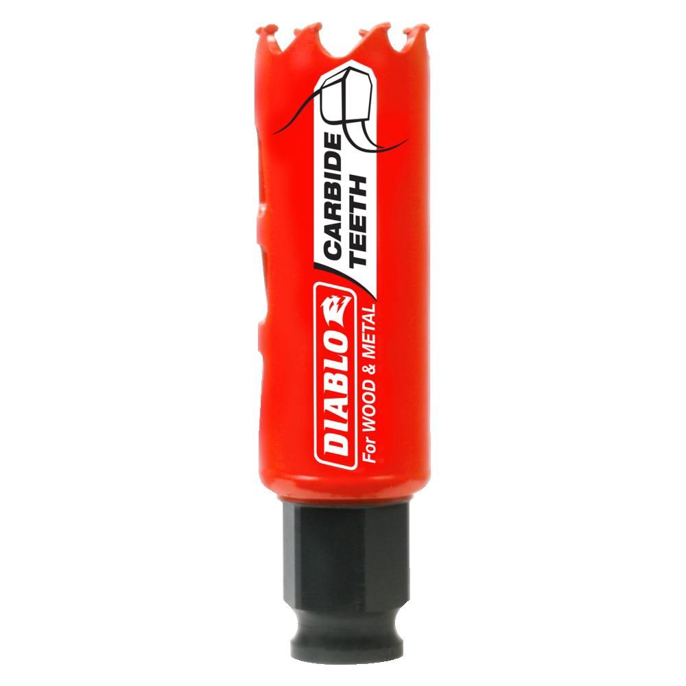 Diablo Carbide Teeth Hole Saw, Size: 1"