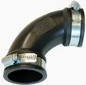 RUBBER ELBOW, Size: 1-1/2"
