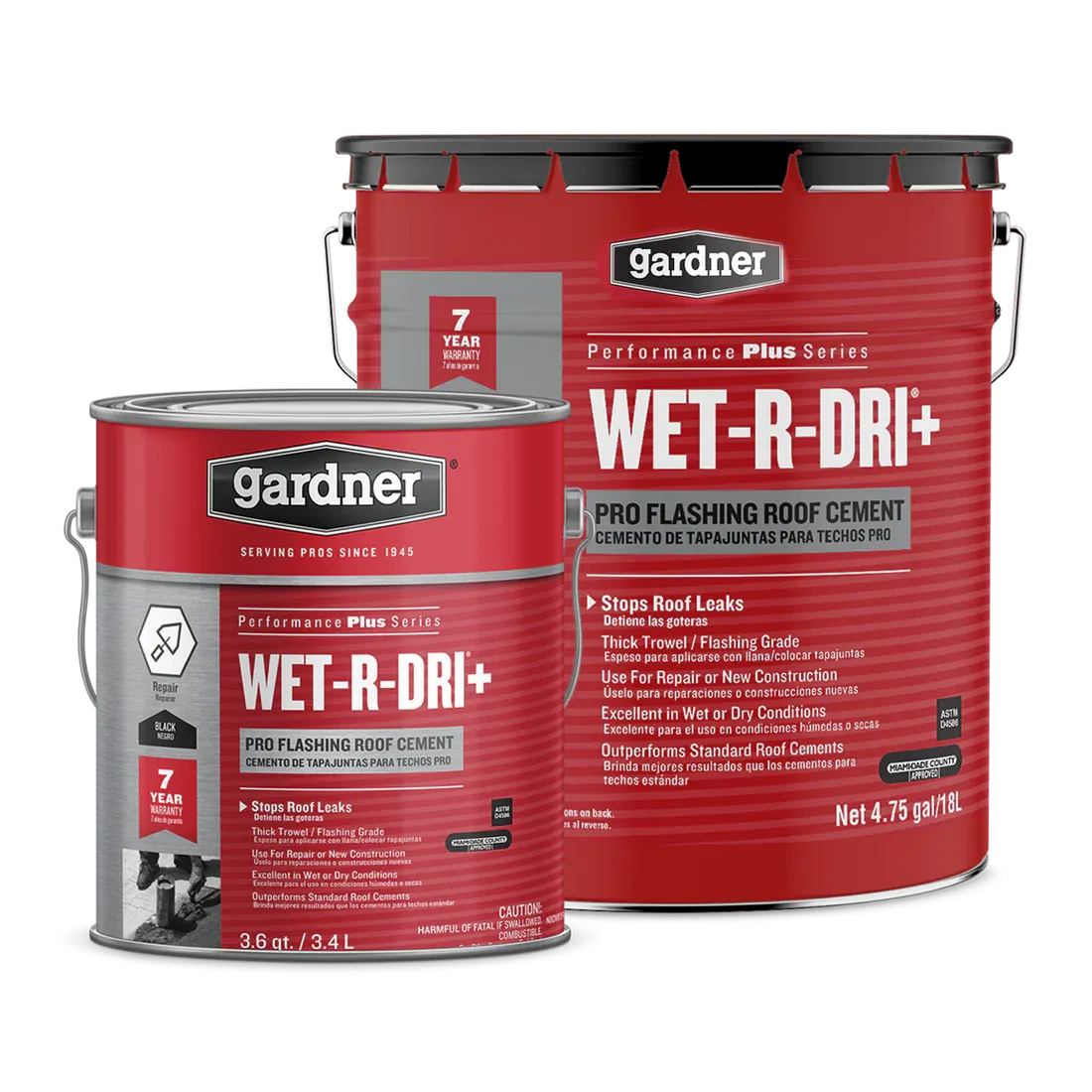 Wet-R-Dri+ Pro Flashing Roof Cement