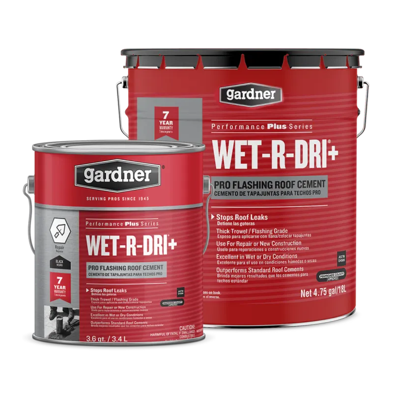 Wet-R-Dri+ Pro Flashing Roof Cement