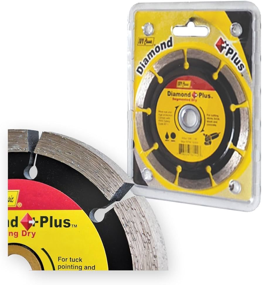 4-1/2-Inch Dry and Wet Tuck Pointing Segmented Rim Diamond Blade