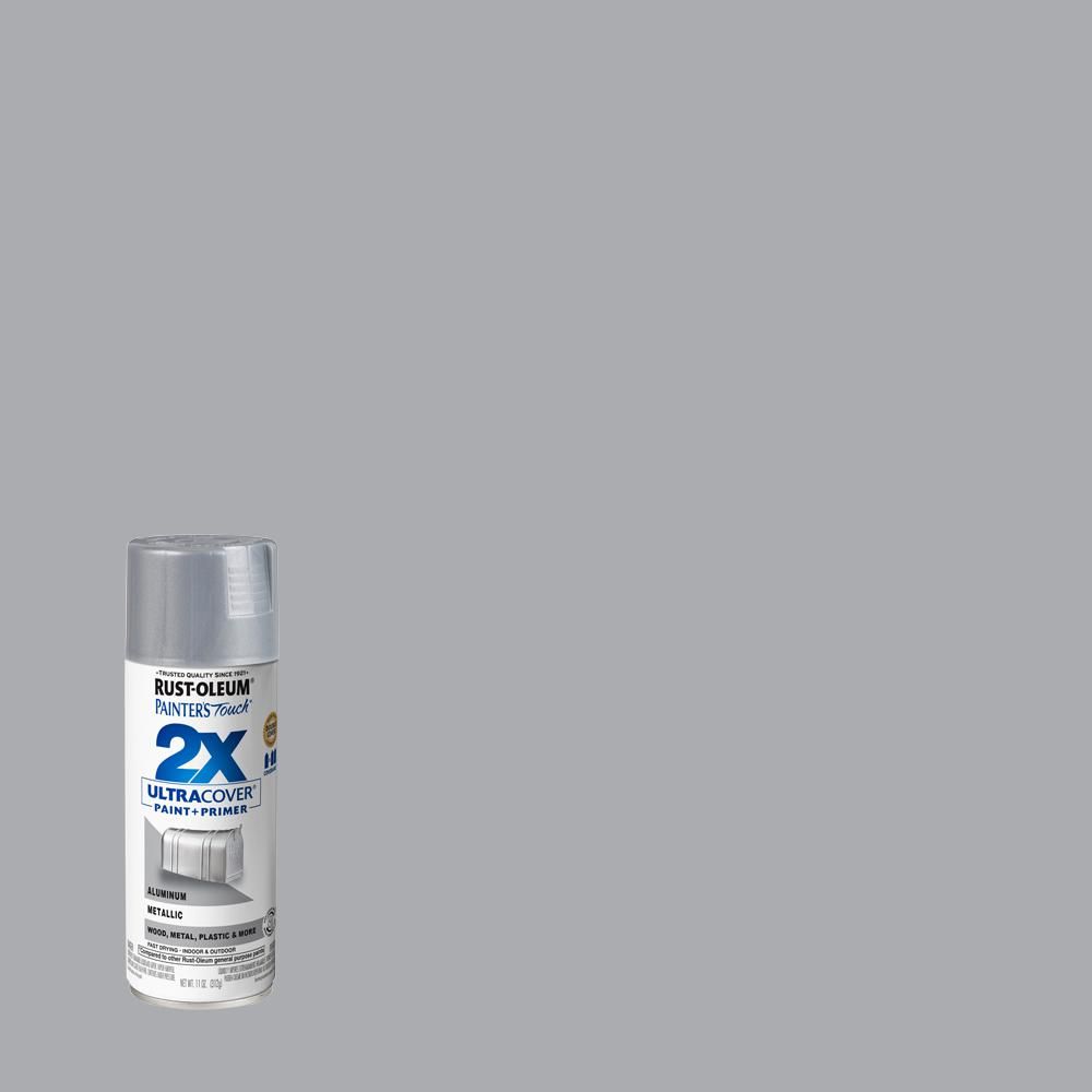 Rust-Oleum 12 Oz Gloss Aluminum General Purpose Oil Based Spray Paint