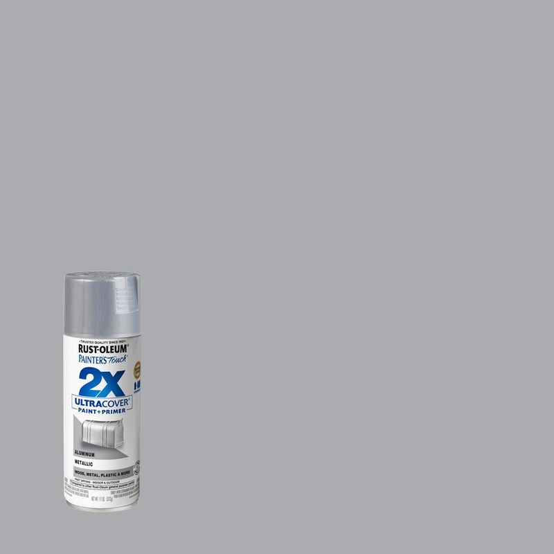 Rust-Oleum 12 Oz Gloss Aluminum General Purpose Oil Based Spray Paint