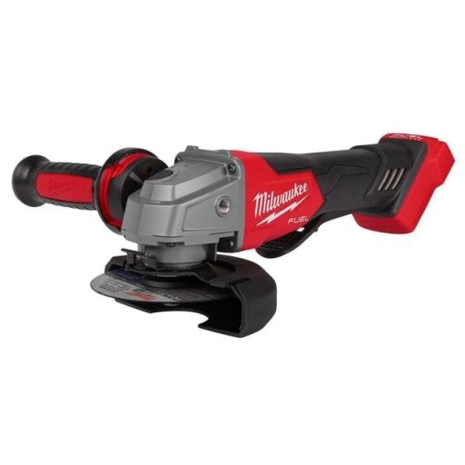 m18 fuel 18v lithium-ion brushless cordless 4-1/2 in./5 in. grinder w/paddle switch (tool-only)