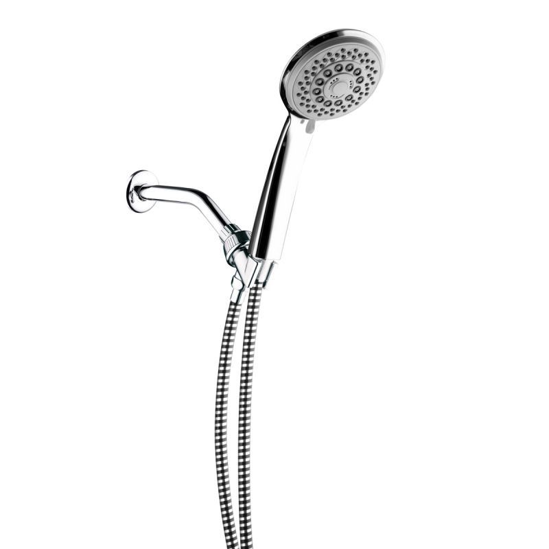 Modern 3 Function Shower Head with Massager and Holder
