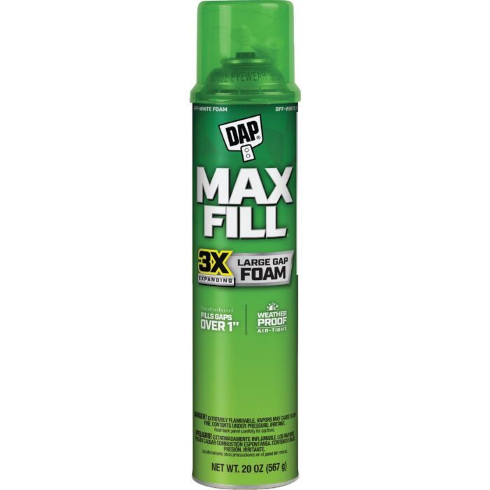 Max Fill Triple Expanding Foam Sealant (Off White) 20 oz