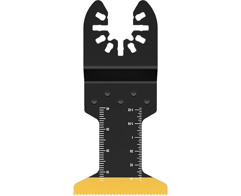 UNIVERSAL OSCILLATING MULTI TOOL CUTTING BLADE 1-1/8" (28.5 X 34MM) BI-METAL TITANIUM