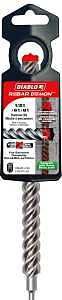 Diablo Demon DMAPL4185 Drill Bit, 1/2 in Dia, 8 in OAL, SDS-Plus Shank
