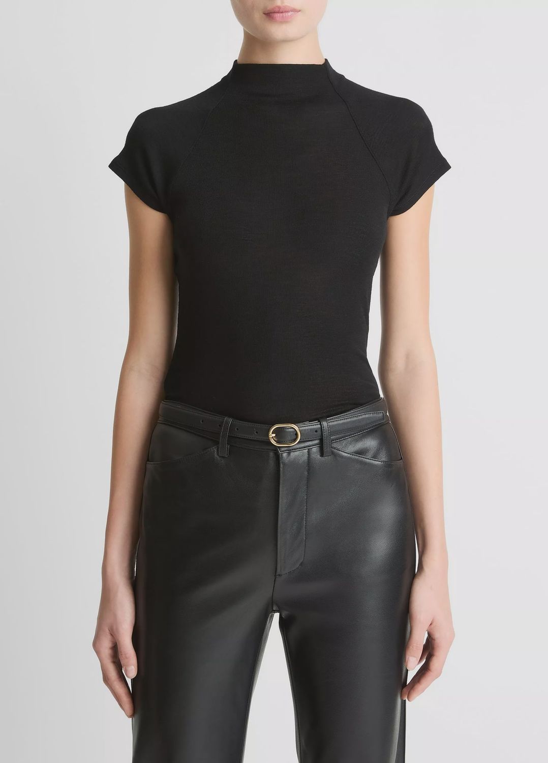 CAP SLV RAGLAN MOCK NK