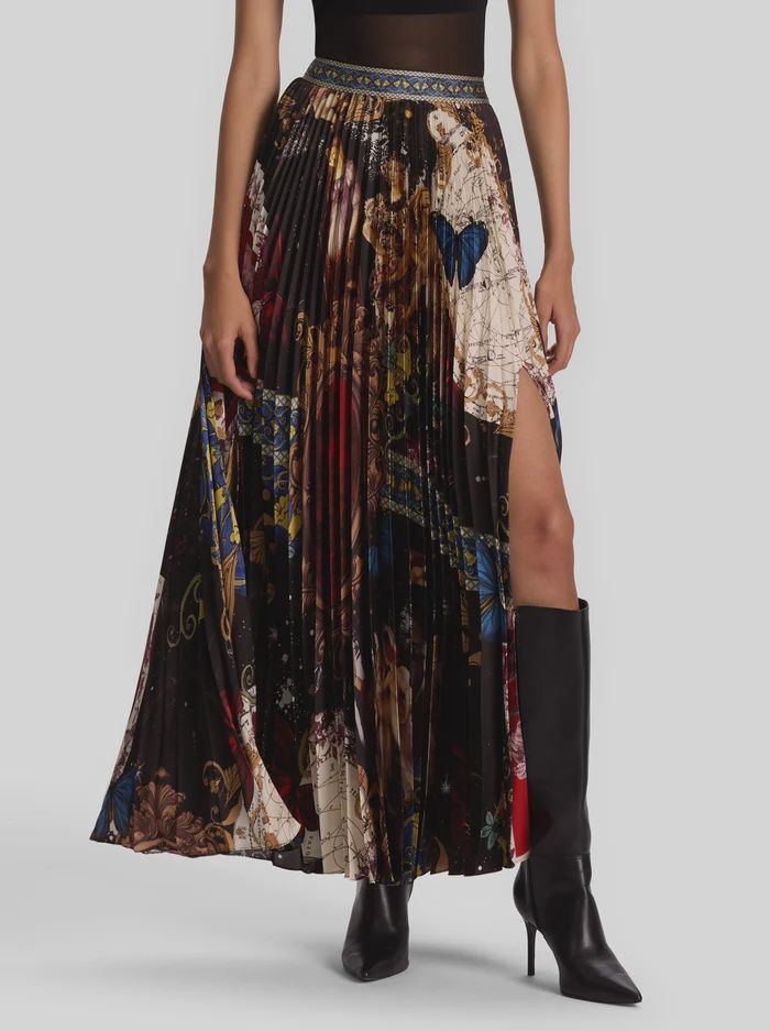 KATZ PLEATED MAXI SKIRT