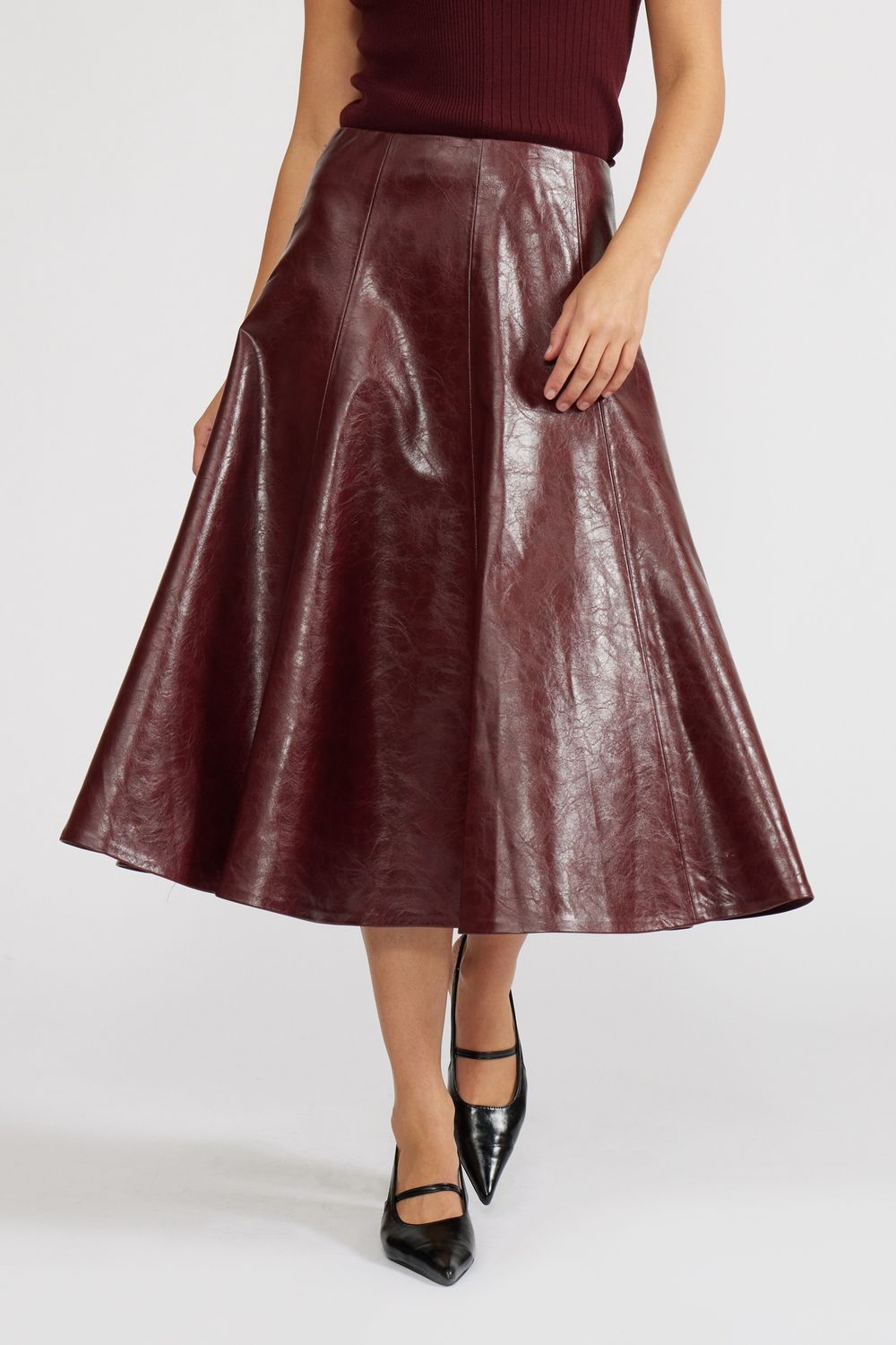 OLEKSA PLEATED SKIRT