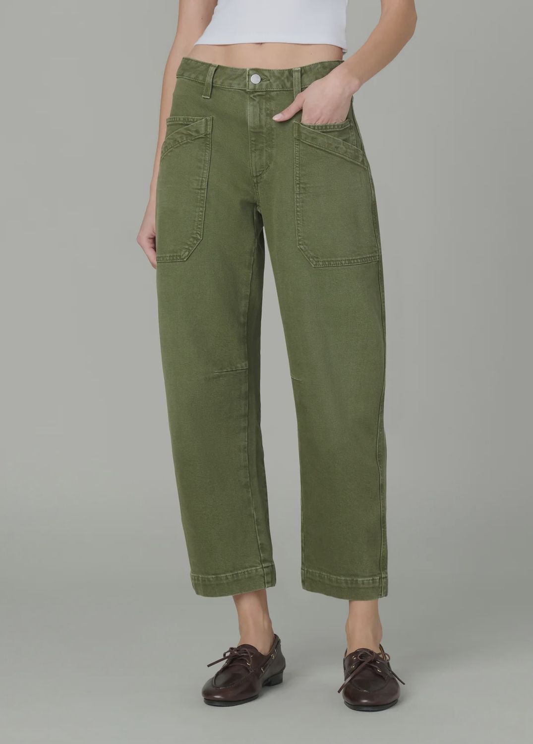 DOUBLE POCKET BARREL JEAN