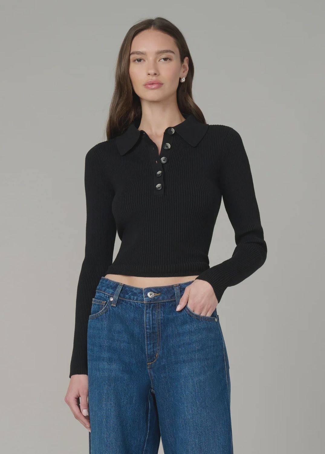 THE LISA POLO SWEATER