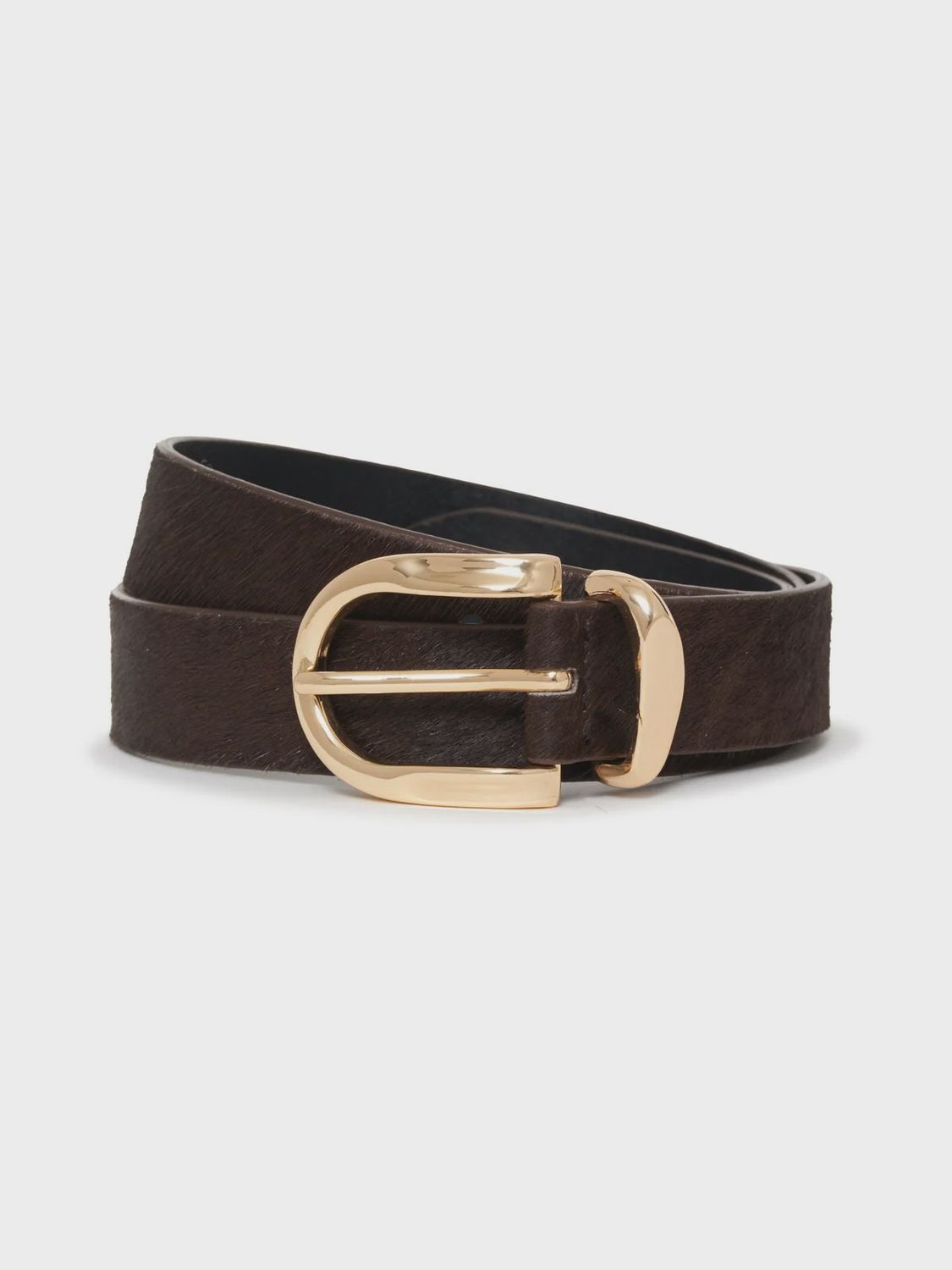 ALL DAY LONG CALF HAIR BELT